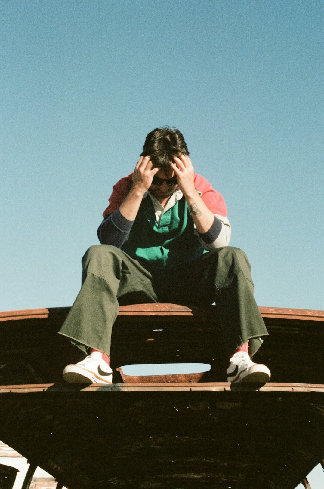 person reflecting on emotions