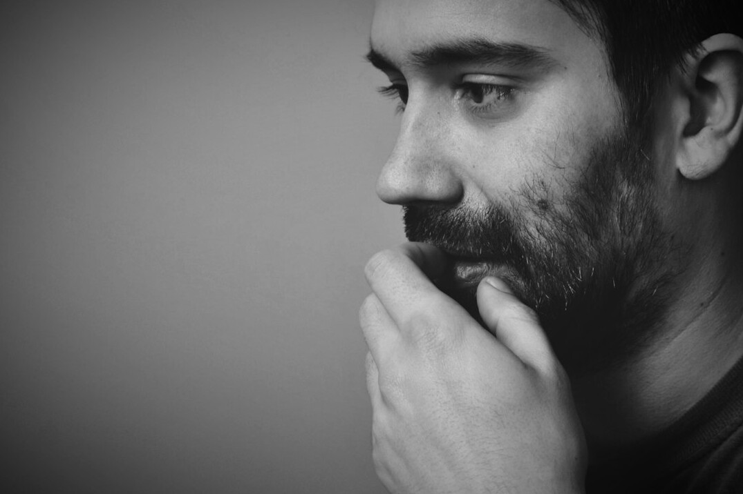 person reflecting on emotions