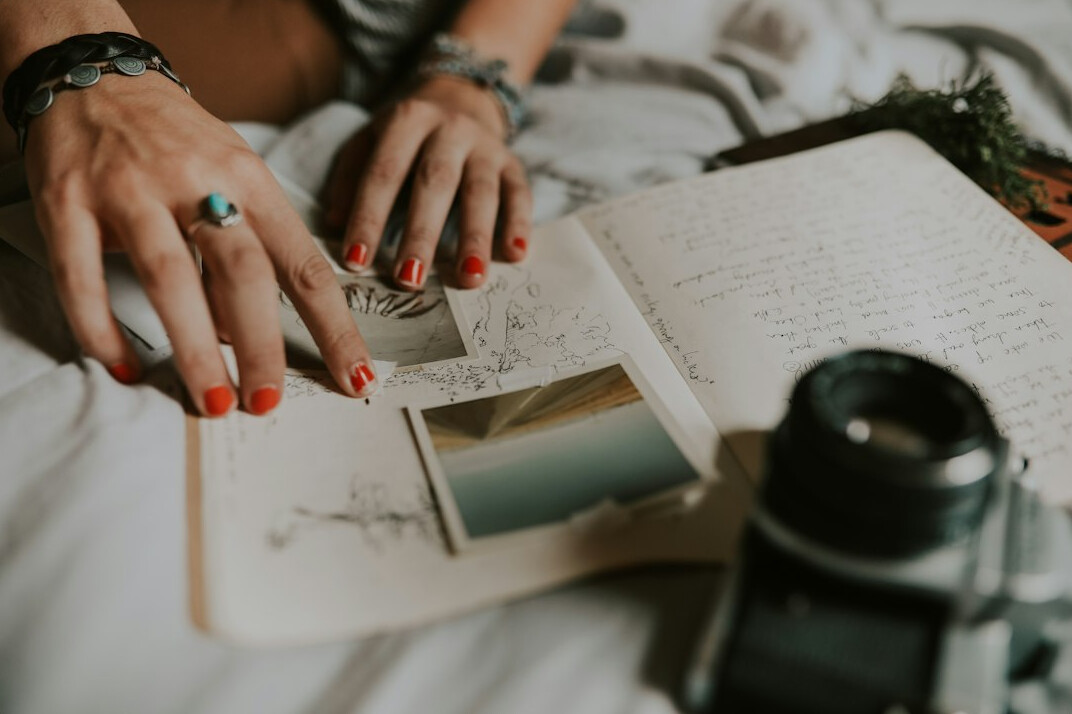person journaling emotions